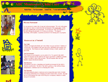 Tablet Screenshot of abcmontessorichildcare.com